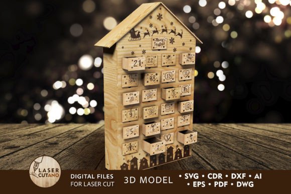 ADVENT_CALENDAR_Laser_Cut_Wood