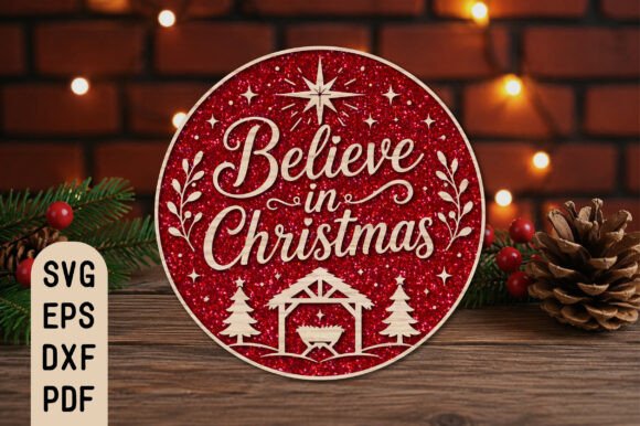 Believe_in_Christmas_Ornament_SVG