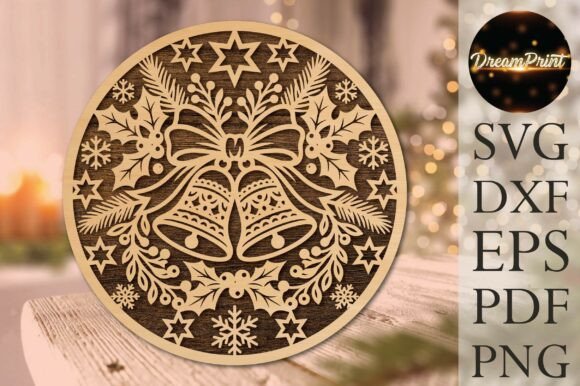 Christmas_Bells_Laser_Cut_SVG