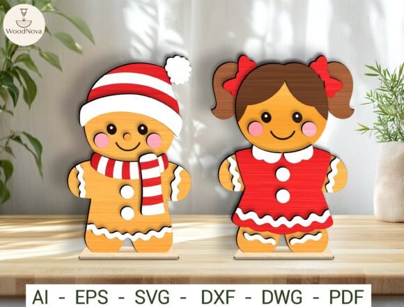 Christmas_Gingerbread_Boy_Girl_SVG