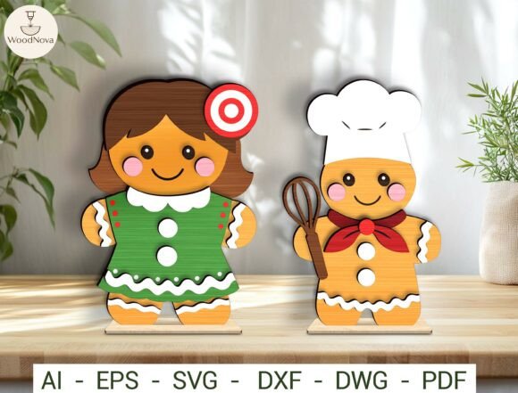 Christmas_Gingerbread_Shelf_Sitter_SVG