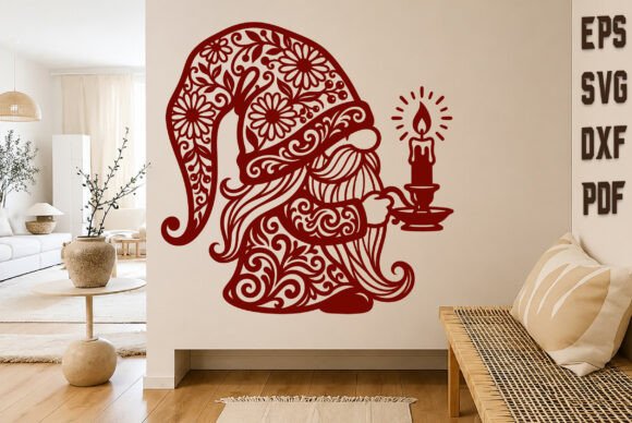 Christmas_Gnome_Candle_Wall_Art