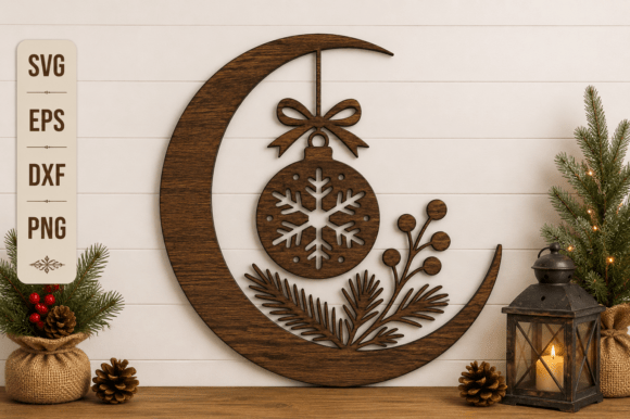 Christmas_Moon_Laser_Cut_SVG_Christmas