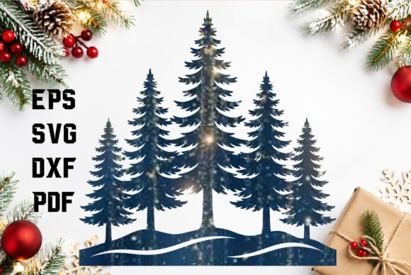 Christmas_Pine_Trees_Laser_Cut_SVG