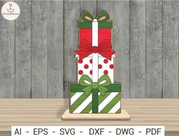 Christmas_Presents_Shelf_Sitter_SVG