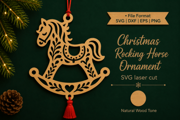 Christmas_Rocking_Horse_SVG