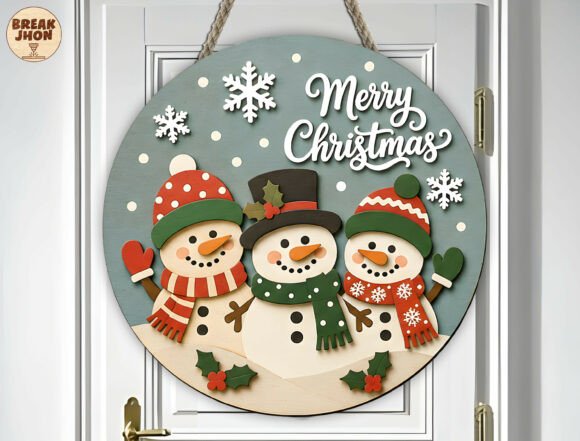 Christmas_Snowman_Door_Hanger_SVG