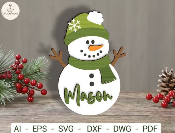 Christmas_Snowman_Shelf_Sitter_SVG