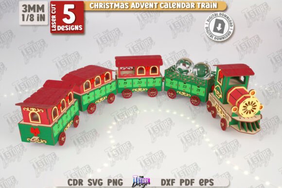 Christmas_Train_Advent_Calendar_CNC