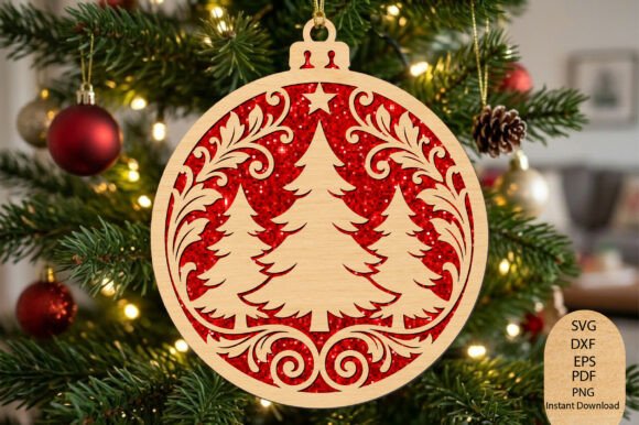 Christmas_Tree_Ornament_Laser_Cut_SVG