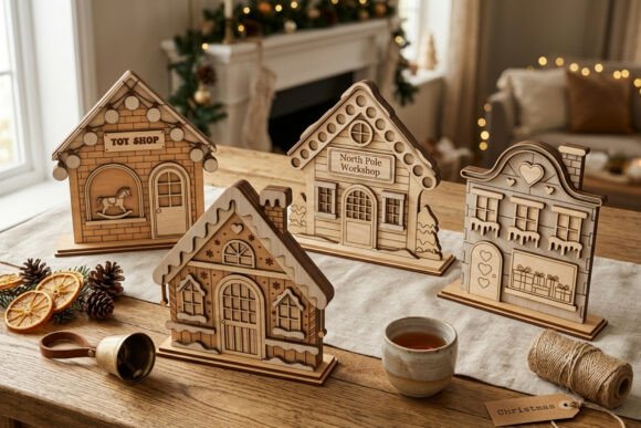 Christmas_Village_Houses_SVG