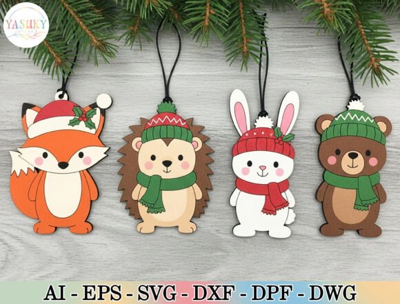 Cute_Christmas_Animal_Ornament_SVG