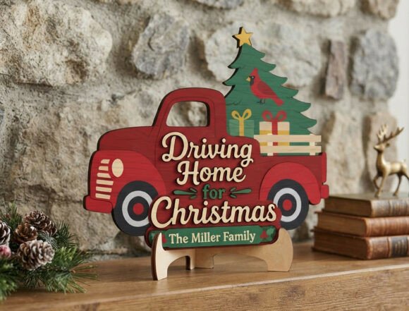 Driving_Home_for_Christmas_Sign_Custom