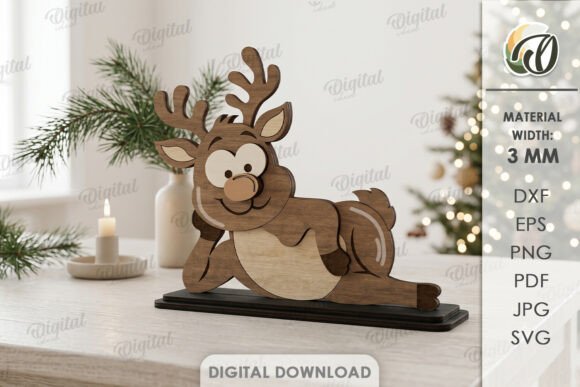 Funny_Christmas_Deer_Laser_Cut