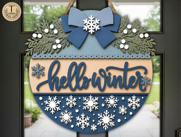 Hello_Winter_Door_Hanger_Laser_Cut_SVG