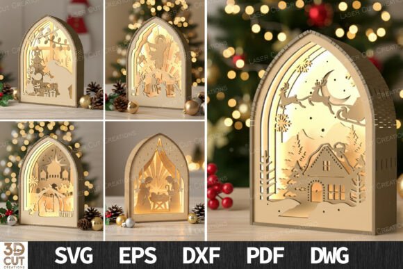 Layered_Christmas_Lantern_SVG_Bundle