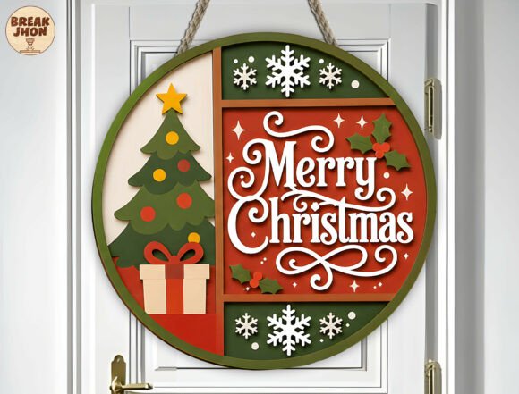 Layered_Christmas_Tree_Door_Hanger_SVG