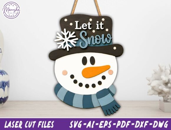 Let_It_Snow_Snowman_Door_Hanger_SVG