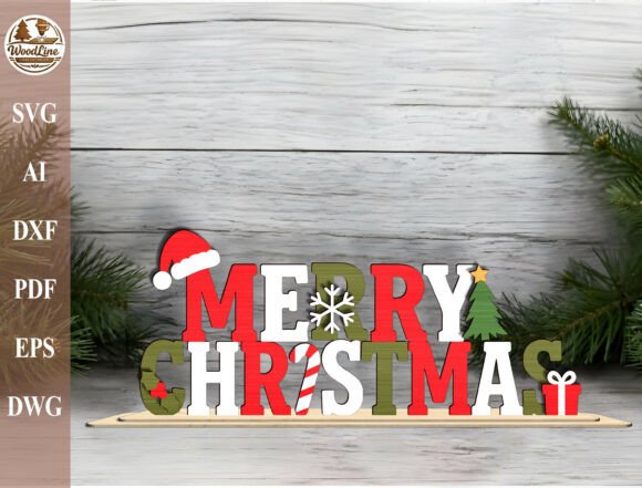 Merry_Christmas_Layered_Word_Sign_SVG