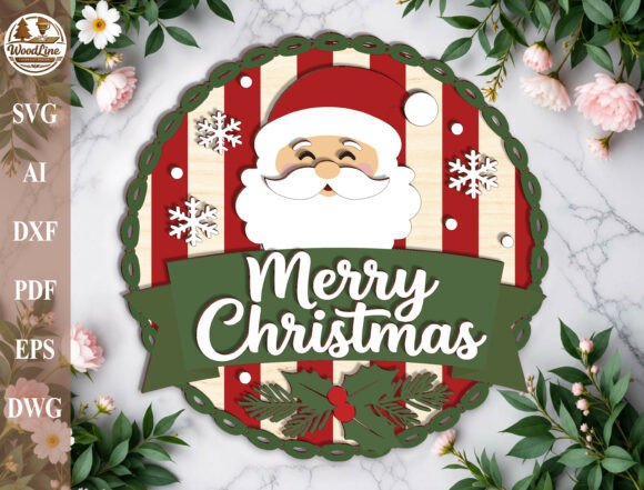 Merry_Christmas_Santa_Door_Sign_SVG