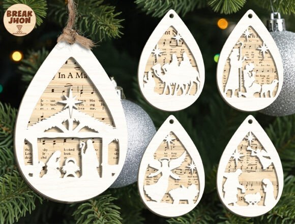 Nativity_Christmas_Ornament_SVG