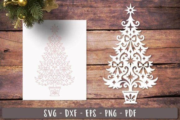 Ornate_Christmas_Tree_SVG_Laser_Cut