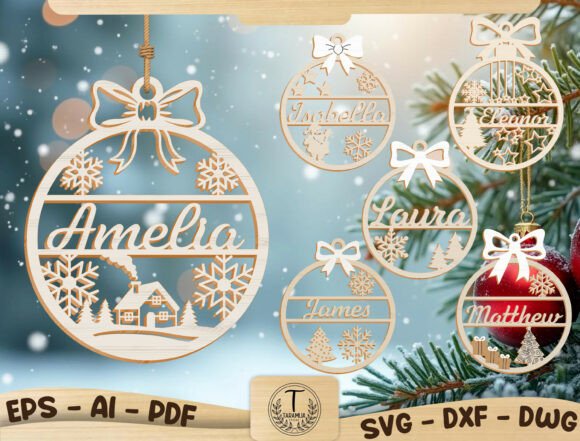 Personalized_Christmas_Ornament_SVG