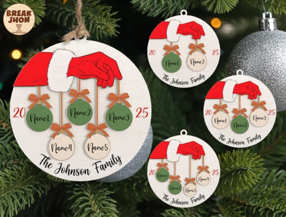 Personalized_Santa_Hand_Family_Ornament