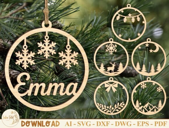 Personalized_Xmas_Ornament_SVG_Bundle