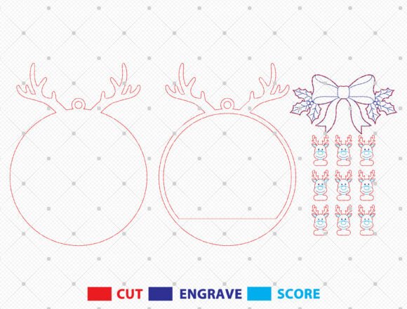 Reindeer_Family_Ornament_SVG
